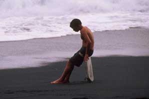 Boy Skimboard, beach-James O'Mara
